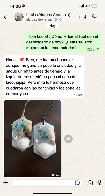 Mensaje de una alumna