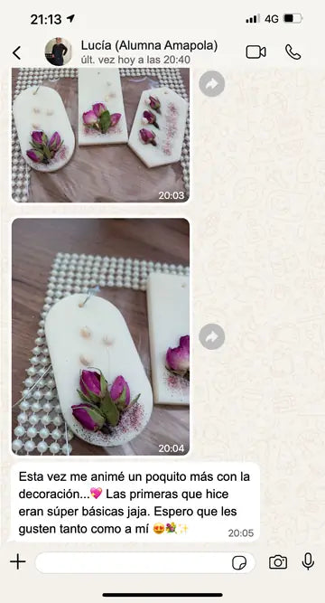 Mensaje de una alumna